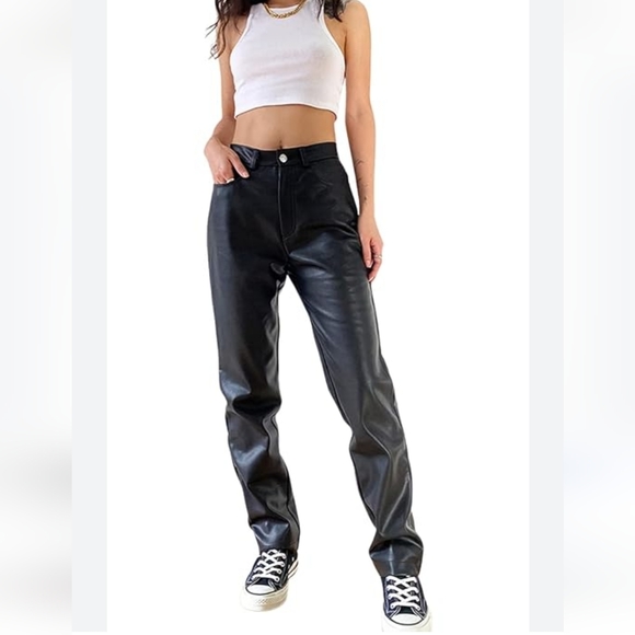 PLT Vegan leather Pants NWT - Picture 7 of 15
